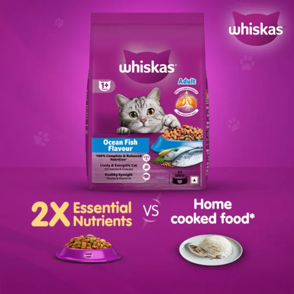 Whiskas Ocean Fish Dry Food For Adult Cat - Image 6