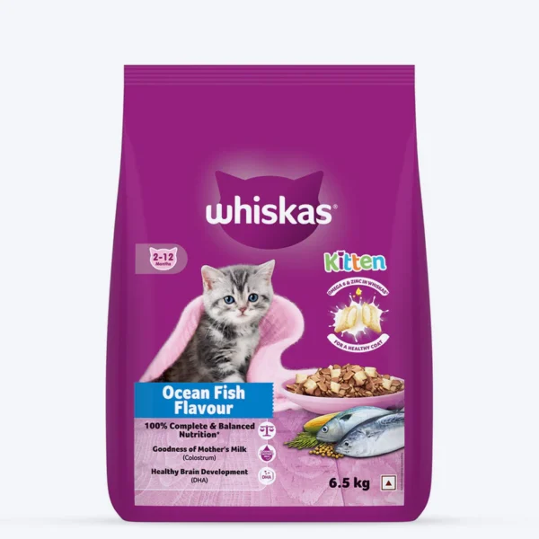 Whiskas Ocean Fish Dry Food For Mother & Baby(Kitten)