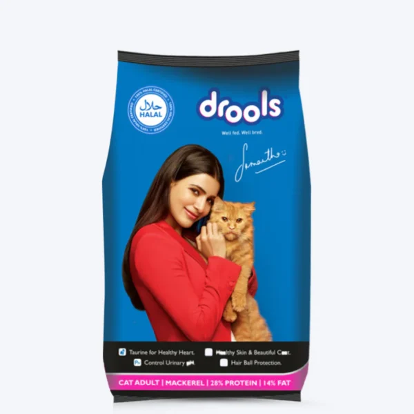 Drools Adult (+1 Year) Mackerel Dry Cat Food - 3 kg