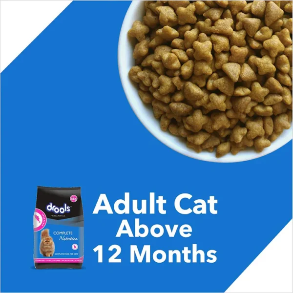 Drools Adult (+1 Year) Mackerel Dry Cat Food - 3 kg - Image 2